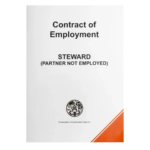 Appointment of Steward or Stewardess alone – Contract Pack – 2 Copies