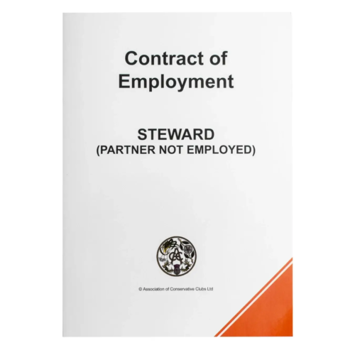 Appointment of Steward or Stewardess alone – Contract Pack – 2 Copies