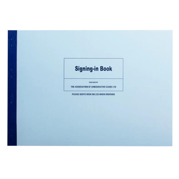 Signing In Book