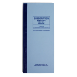 Subscription Receipt Book
